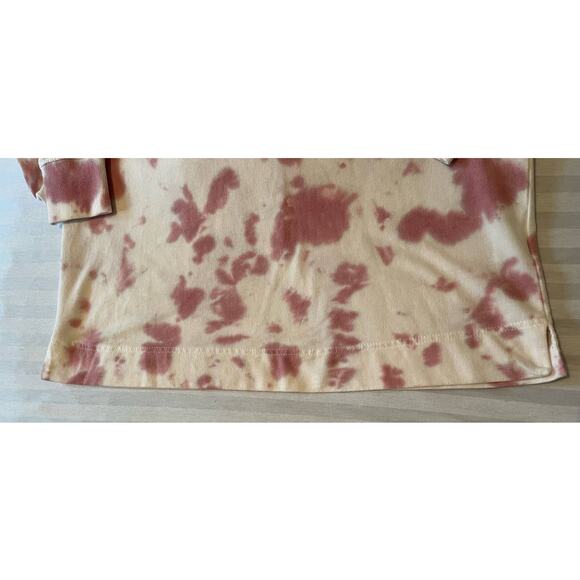 Jane and Delancey Pink Tie Dye Hoodie Sweater - Size M - Picture 4 of 5